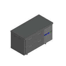 СТОЛ С ОХЛАЖД.ШКАФОМ HICOLD GN22/TN O