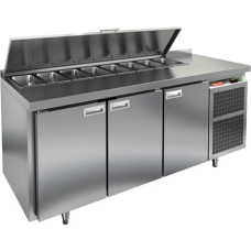 СТОЛ ДЛЯ САЛАТОВ HICOLD SL1-111GN C КРЫШК.