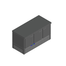 СТОЛ С ОХЛАЖД.ШКАФОМ HICOLD GNE111/TN О