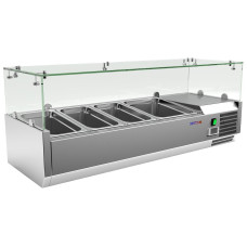 ВИТРИНА ХОЛОДИЛЬНАЯ НАСТОЛЬНАЯ COOLEQ VRX 1200/380